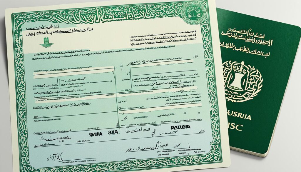 وثائق تاشيرة سياحية للسعودية